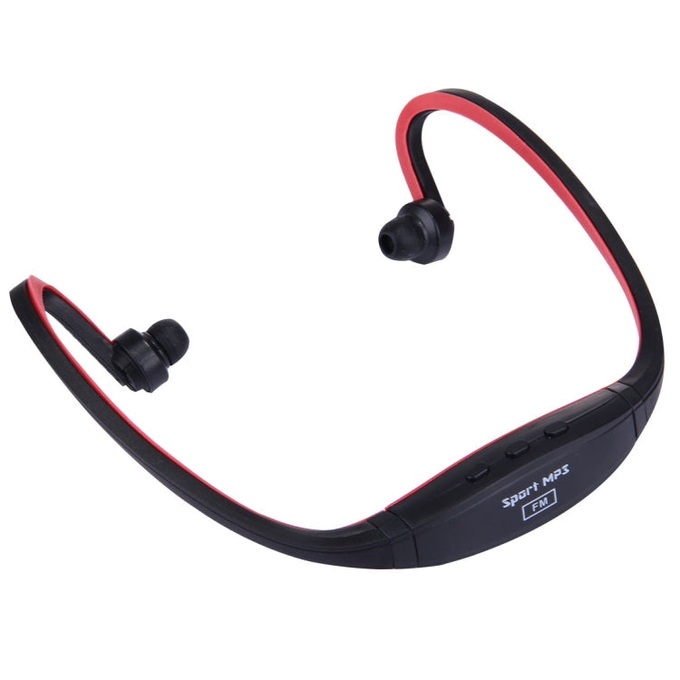SH-W1FM Life Waterproof Sweatproof Stereo Wireless Sports Earbud Earphone In-ear Headphone Headset with Micro SD Card, For Smart Phones & iPad & Laptop & Notebook & MP3 or Other Audio Devices, Maximum SD Card Storage: 8GB(Red)