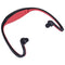 SH-W1FM Life Waterproof Sweatproof Stereo Wireless Sports Earbud Earphone In-ear Headphone Headset with Micro SD Card, For Smart Phones & iPad & Laptop & Notebook & MP3 or Other Audio Devices, Maximum SD Card Storage: 8GB(Red)