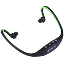SH-W3 Life Waterproof Sweatproof Stereo Sports Earbud Earphone In-ear Headphone Headset with Micro SD / TF Card, For Smart Phones & iPad & Laptop & Notebook & MP3 or Other Audio Devices, Maximum SD Card Storage: 32GB(Black + Green)
