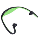 SH-W3 Life Waterproof Sweatproof Stereo Sports Earbud Earphone In-ear Headphone Headset with Micro SD / TF Card, For Smart Phones & iPad & Laptop & Notebook & MP3 or Other Audio Devices, Maximum SD Card Storage: 32GB(Black + Green)
