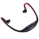 SH-W3 Life Waterproof Sweatproof Stereo Sports Earbud Earphone In-ear Headphone Headset with Micro SD / TF Card, For Smart Phones & iPad & Laptop & Notebook & MP3 or Other Audio Devices, Maximum SD Card Storage: 32GB(Black + Red)