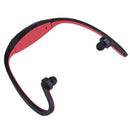SH-W3 Life Waterproof Sweatproof Stereo Sports Earbud Earphone In-ear Headphone Headset with Micro SD / TF Card, For Smart Phones & iPad & Laptop & Notebook & MP3 or Other Audio Devices, Maximum SD Card Storage: 32GB(Black + Red)