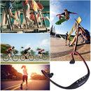 SH-W3 Life Waterproof Sweatproof Stereo Sports Earbud Earphone In-ear Headphone Headset with Micro SD / TF Card, For Smart Phones & iPad & Laptop & Notebook & MP3 or Other Audio Devices, Maximum SD Card Storage: 32GB(Black + Red)