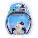 SH-W3 Life Waterproof Sweatproof Stereo Sports Earbud Earphone In-ear Headphone Headset with Micro SD / TF Card, For Smart Phones & iPad & Laptop & Notebook & MP3 or Other Audio Devices, Maximum SD Card Storage: 32GB(Black)