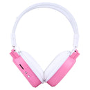 SH-S1 Folding Stereo HiFi Wireless Sports Headphone Headset with LCD Screen to Display Track Information & SD / TF Card, For Smart Phones & iPad & Laptop & Notebook & MP3 or Other Audio Devices(Pink)