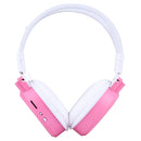 SH-S1 Folding Stereo HiFi Wireless Sports Headphone Headset with LCD Screen to Display Track Information & SD / TF Card, For Smart Phones & iPad & Laptop & Notebook & MP3 or Other Audio Devices(Pink)