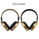SH-S1 Folding Stereo HiFi Wireless Sports Headphone Headset with LCD Screen to Display Track Information & SD / TF Card, For Smart Phones & iPad & Laptop & Notebook & MP3 or Other Audio Devices(Gold)