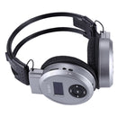 SH-S1 Folding Stereo HiFi Wireless Sports Headphone Headset with LCD Screen to Display Track Information & SD / TF Card, For Smart Phones & iPad & Laptop & Notebook & MP3 or Other Audio Devices(Silver)