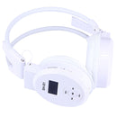 SH-S1 Folding Stereo HiFi Wireless Sports Headphone Headset with LCD Screen to Display Track Information & SD / TF Card, For Smart Phones & iPad & Laptop & Notebook & MP3 or Other Audio Devices(White)