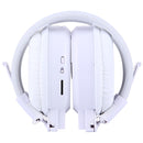 SH-S1 Folding Stereo HiFi Wireless Sports Headphone Headset with LCD Screen to Display Track Information & SD / TF Card, For Smart Phones & iPad & Laptop & Notebook & MP3 or Other Audio Devices(White)