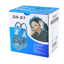 SH-S1 Folding Stereo HiFi Wireless Sports Headphone Headset with LCD Screen to Display Track Information & SD / TF Card, For Smart Phones & iPad & Laptop & Notebook & MP3 or Other Audio Devices(White)