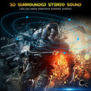 ONIKUMA K1 PRO Stereo Surround Gaming Headphone with Microphone & LED Lights(Black Red)