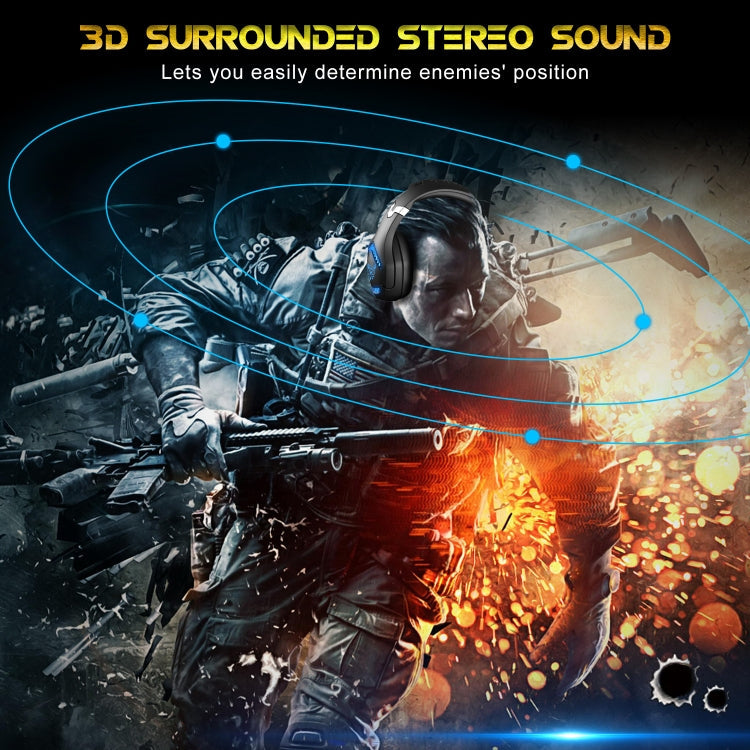 ONIKUMA K1 PRO Stereo Surround Gaming Headphone with Microphone & LED Lights(Black Red)