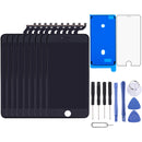 10 PCS LCD Screen and Digitizer Full Assembly with Frame for iPhone 6s Plus(Black)