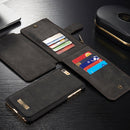 CaseMe for iPhone 6 Plus & 6s Plus Multifunctional Leather Billfold with Detachable Magnetic PC Protective Case & 13 Card Slots & 1 Photo Frames & 1 Zipper Wallet & 2 Magnetic Clasps & Holder(Black)