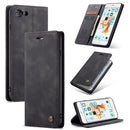 CaseMe-013 Multifunctional Retro Frosted Horizontal Flip Leather Case for iPhone 6 Plus / 6s Plus, with Card Slot & Holder & Wallet(Black)
