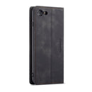 CaseMe-013 Multifunctional Retro Frosted Horizontal Flip Leather Case for iPhone 6 Plus / 6s Plus, with Card Slot & Holder & Wallet(Black)
