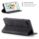 CaseMe-013 Multifunctional Retro Frosted Horizontal Flip Leather Case for iPhone 6 Plus / 6s Plus, with Card Slot & Holder & Wallet(Black)