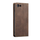 CaseMe-013 Multifunctional Retro Frosted Horizontal Flip Leather Case for iPhone 6 Plus / 6s Plus, with Card Slot & Holder & Wallet(Coffee)