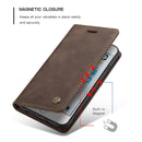 CaseMe-013 Multifunctional Retro Frosted Horizontal Flip Leather Case for iPhone 6 Plus / 6s Plus, with Card Slot & Holder & Wallet(Coffee)