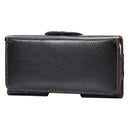 5.7 inch Litchi Texture Vertical Flip Thwartwise Genuine Leather Case / Waist Bag with Rotatable Back Splint for iPhone 7 & 6s Plus & 6 Plus, Galaxy Note 8 & Galaxy S6 Edge+ & A9 & A8, Huawei Mate 8 & Mate7, etc