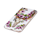 For iPhone 6 Plus & 6s Plus Noctilucent Sika Deer Pattern IMD Workmanship Soft TPU Back Cover Case