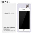 50 PCS Cardboard Packaging White Box for iPhone 6s Plus & 6 Plus LCD Screen and Digitizer Full Assembly