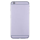 Full Housing Back Cover with Power Button & Volume Button Flex Cable for iPhone 6 Plus(Grey)