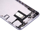 Full Housing Back Cover with Power Button & Volume Button Flex Cable for iPhone 6 Plus(Grey)