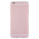 Full Housing Back Cover with Power Button & Volume Button Flex Cable for iPhone 6 Plus(Rose Gold)