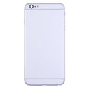 Full Housing Back Cover with Power Button & Volume Button Flex Cable for iPhone 6 Plus(Silver)