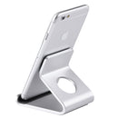 Exquisite Aluminium Alloy Desktop Holder Stand DOCK Cradle, For iPhone, Galaxy, Huawei, Xiaomi, LG, HTC and 7 inch Tablet(Silver)