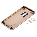 5 in 1 for iPhone 6s (Back Cover + Card Tray + Volume Control Key + Power Button + Mute Switch Vibrator Key) Full Assembly Housing Cover(Gold)