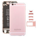 5 in 1 for iPhone 6s (Back Cover + Card Tray + Volume Control Key + Power Button + Mute Switch Vibrator Key) Full Assembly Housing Cover(Rose Gold)
