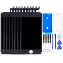 10 PCS LCD Screen and Digitizer Full Assembly with Frame for iPhone 6s(Black)