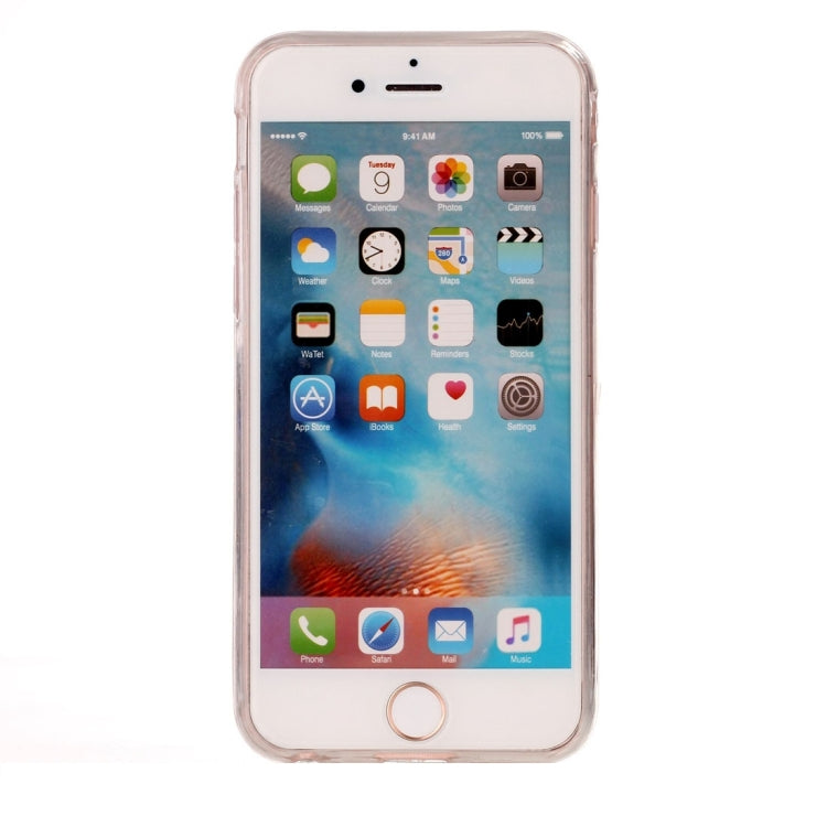 For iPhone 6s Pink Marble Pattern Soft TPU Protective Case