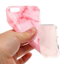 For iPhone 6s Pink Marble Pattern Soft TPU Protective Case