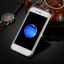 For iPhone 6 & 6s Diamond Bling Luxury Plating PC Frame Transparent TPU Protective Case(Silver)