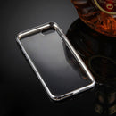 For iPhone 6 & 6s Diamond Bling Luxury Plating PC Frame Transparent TPU Protective Case(Silver)