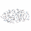 100 PCS for iPhone 6s & 6s Plus Universal Charging Port Screws(White)