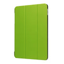 For iPad 9.7 (2018) & iPad 9.7 (2017) Custer Texture Horizontal Flip Leather Case with Three-folding Holder & Sleep / Wake-up Function(Green)