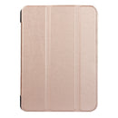 For iPad 9.7 (2018) & iPad 9.7 (2017) Custer Texture Horizontal Flip Leather Case with Three-folding Holder & Sleep / Wake-up Function(Rose Gold)