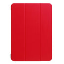 For iPad 9.7 (2018) & iPad 9.7 (2017) Custer Texture Horizontal Flip Leather Case with Three-folding Holder & Sleep / Wake-up Function(Red)