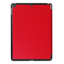 For iPad 9.7 (2018) & iPad 9.7 (2017) Custer Texture Horizontal Flip Leather Case with Three-folding Holder & Sleep / Wake-up Function(Red)