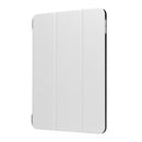 For iPad 9.7 (2018) & iPad 9.7 (2017) Custer Texture Horizontal Flip Leather Case with Three-folding Holder & Sleep / Wake-up Function(White)
