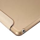 For iPad 9.7 (2018) & iPad 9.7 inch (2017) & iPad Air Silk Texture Horizontal Flip Leather Case with Three-folding Holder(Gold)