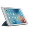 For iPad 9.7 (2018) & iPad 9.7 inch (2017) & iPad Air Silk Texture Horizontal Flip Leather Case with Three-folding Holder(Blue)