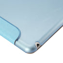 For iPad 9.7 (2018) & iPad 9.7 inch (2017) & iPad Air Silk Texture Horizontal Flip Leather Case with Three-folding Holder(Blue)