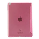 For iPad 9.7 (2018) & iPad 9.7 inch (2017) & iPad Air Silk Texture Horizontal Flip Leather Case with Three-folding Holder(Magenta)