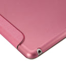 For iPad 9.7 (2018) & iPad 9.7 inch (2017) & iPad Air Silk Texture Horizontal Flip Leather Case with Three-folding Holder(Magenta)